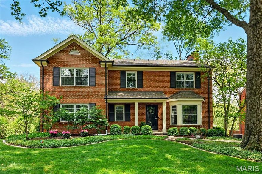 Beautifully renovated 4-bedroom, 2.5-bathroom home located within the highly sought after La Hacienda neighborhood in the award-winning Ladue School District. This home features a fully renovated open concept kitchen with high-end finishes, refreshed primary bath with new tops and fixtures, refinished red oak wood floors and spacious living areas filled with natural light. Other features include a new roof in 2018 and a composite deck that overlooks a professionally landscaped backyard perfect for kids & entertaining. The lower level features a finished rec room, playroom and mudroom/storage with built-ins. Additional highlights include fresh interior paint, updated lighting, a second-floor laundry, walk-in pantry with wine cooler, and a reverse osmosis water filtration system. Convenient to highways, airport, restaurants, shopping, Clayton & walk-able to Reed Elementary! Size, condition, location & value – Welcome Home!