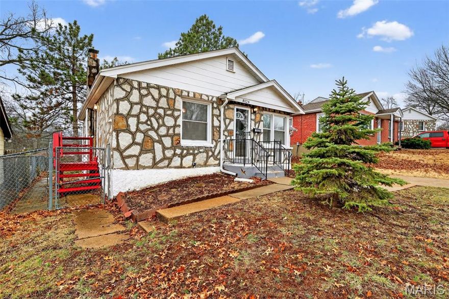 Charming one-story bungalow with great curb appeal in St. Louis! This inviting 2-bedroom, 1-bath home features neutral colors and abundant natural light, creating a bright and welcoming feel throughout.

The spacious living room offers plenty of room to relax and entertain and flows into the attached dining area, highlighted by an elegant dining room chandelier. The bright kitchen is both functional and stylish, featuring dark flooring, a dual sink, gas range, and refrigerator.

Additional highlights include a full basement with a dedicated storage room and laundry space potential, plus the convenience of a 1-car attached garage. Outside, the fenced yard provides space for pets, gardening, or outdoor enjoyment.

With comfortable living spaces, practical features, and classic bungalow charm, this home is ready for its next owner to make it their own.