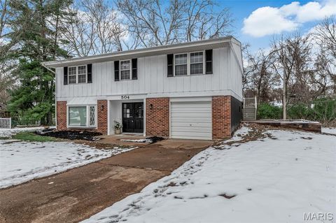 Tiny photo for 504 Thornlea Court, Ballwin, MO 63011 (MLS # 25079716)