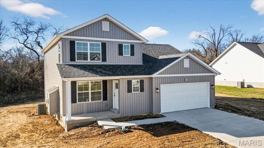 READY NOW for a quick move in. This stunning 1.5-story, 3-bedroom, 2.5-bath home offers the perfect blend of modern design and functional living, all in brand-new construction.
The main level features a spacious living room ideal for entertaining, a convenient half bath, and a beautifully appointed luxury kitchen designed with both style and efficiency in mind. The primary suite is located on the main floor and includes a full private bath and a generous walk-in closet. A dedicated main floor laundry room adds everyday convenience.
Upstairs, you’ll find two additional bedrooms, both with walk-in closets and a versatile loft space perfect for a home office, media room, or play area, and a full bathroom.
With thoughtful layout, modern finishes, and brand-new construction quality, this home is move-in ready and waiting for its new owner!