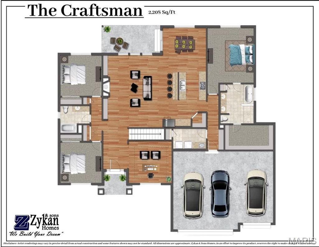 Photo of 1 Craftsman @ Stone Canyon Ln, Foristell, MO 63348 (MLS # 26025860)