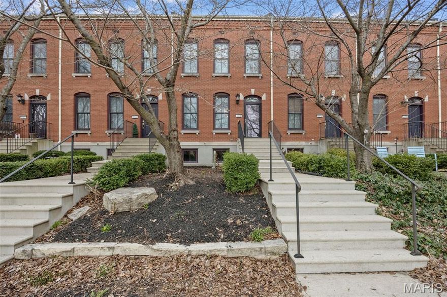 New Town offers a community lifestyle with walkable restaurants, shops, amphitheater, lakes, fantastic pools, volleyball, and parks scattered around the compound. And this updated row-home is as low maintenance as it gets with Civic Green Park as your front yard! Walking into your new home will feel amazing with tall ceilings, open floor plan, and natural light pouring in. A half bath and the back deck leading to the oversized garage and all New Town has to offer makes the main floor a versatile space, whether you’re working from home, hosting the Cardinals Opening Day watch party, or getting ready to take the dog and kids for a walk. Upstairs you will find each bedroom has a full bath attached with walk in closets! The peak of convenience is the 2nd-floor laundry. No need to haul your clothes up and downstairs. So that frees up a bonus room downstairs to be a great office, playroom, or extra sleeping space.