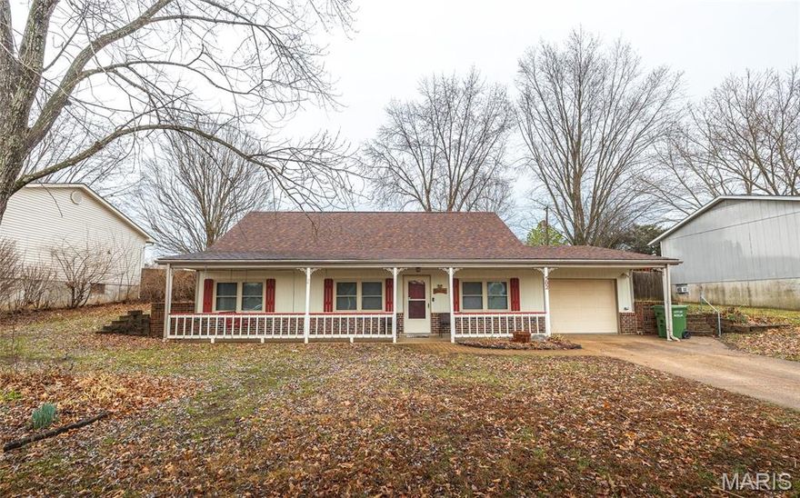 Charming and unique earth berm home full of character and comfort! This super cute 3-bedroom, 2-bath home offers a cozy and efficient layout while being well maintained and move-in ready. Enjoy relaxing mornings or peaceful evenings on the covered front porch, the perfect spot to take in the quiet surroundings. Inside, you’ll find a spacious living room that provides plenty of room for gathering with family and friends. The large kitchen offers ample cabinet and counter space, making meal preparation and entertaining easy. In addition to the three bedrooms, there is an extra non-conforming room that would make a great home office, hobby room, guest space, or additional storage area. A one-car garage provides convenient parking and protection from the elements. Situated on the outskirts of town in a quiet area, this property offers the perfect balance of privacy while still being close to local amenities. The backyard includes an equipment shed, ideal for storing lawn equipment, tools, or outdoor gear. If you’re looking for a well-cared-for home with a unique style and peaceful setting, this property is one you won’t want to miss!
