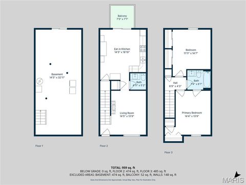 Tiny photo for 161 Dartingbird Lane #D, Eureka, MO 63025 (MLS # 25069300)