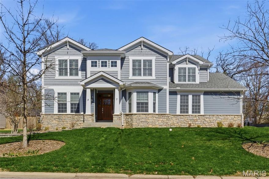 LADUE SCHOOLS!!! Stunning 5 Bedroom Home in Desirable Olivette offering Over 3,800 Sq Ft of living space, on Nearly half Acre lot! Welcome to this gorgeous 5 bedroom, 4.5 bath home offering over 3,800 sq ft of living space on nearly a half-acre lot in the highly sought-after area of Olivette. Built just 12 years ago, this beautifully designed home features an open floor plan, soaring ceilings, and exceptional spaces for both everyday living and entertaining. The main level includes a separate dining room and a private office with a walk-in closet, which can easily serve as a main floor guest room or sleeping area. The spectacular two story great room showcases a grand stone wood-burning fireplace, wet bar with wine cooler, and dramatic two story windows along two walls that flood the space with natural light. The great room flows seamlessly into the breakfast nook and chef’s kitchen. Designed for cooking and gathering, the kitchen features a large center island with seating for five, granite countertops, large pantry, abundant cabinetry and counter space, and 42 inch cabinets with crown molding. Upstairs, the spacious primary suite offers two large walk-in closets and a luxurious ensuite bath with a soaking tub and separate shower. Three additional bedrooms are located on the second level, including one with a private ensuite bath and two that share a convenient Jack-and-Jill bathroom. A second floor laundry room adds everyday convenience. The finished lower level provides outstanding additional living space, including a large entertainment area, a comfortable in-law suite with private ensuite bath, exercise room, and a home theater setup with projector and large screen, perfect for movie nights. Additional highlights include 3 car garage, two large storage rooms, Central vacuum system, Whole home sound system, Irrigation system, and Energy efficient geothermal HVAC system! Ideally located close to popular Olivette restaurants and shopping, including Target, Costco, and Dierbergs, with easy access to Highway 170 and 40/64. This exceptional home truly has it all. Home has PASSED Olivette Occupancy! Schedule your private showing today, you won’t be disappointed!