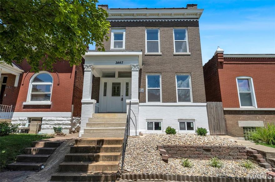 Back on market, no fault of seller!!! Possible LEASE TO OWN option!!!! So much NEW!! This home has been rebuilt from the studs up and was converted from a duplex to a huge new 4 bedroom home with extra bonus room! New HVAC, New Plumbing, New Electrical throughout, New appliances, flooring, cabinetry, granite countertops, you name it! Located in the vibrant Dutchtown neighborhood of St. Louis, this beautifully renovated 4-bedroom, 2.5-bath home offers modern comfort and historic charm just moments from local shops, parks, and public transit. Outside, enjoy a private backyard with a full privacy fence—perfect for relaxing or entertaining—as well as private off-street parking for added convenience. With its prime location in a revitalizing neighborhood and too many updates to even mention, this home is a rare find. Home has already has a passed occupancy permit! Buyer is even willing to pay seller closing costs! Seller is looking to sell quickly so bring an offer!!!