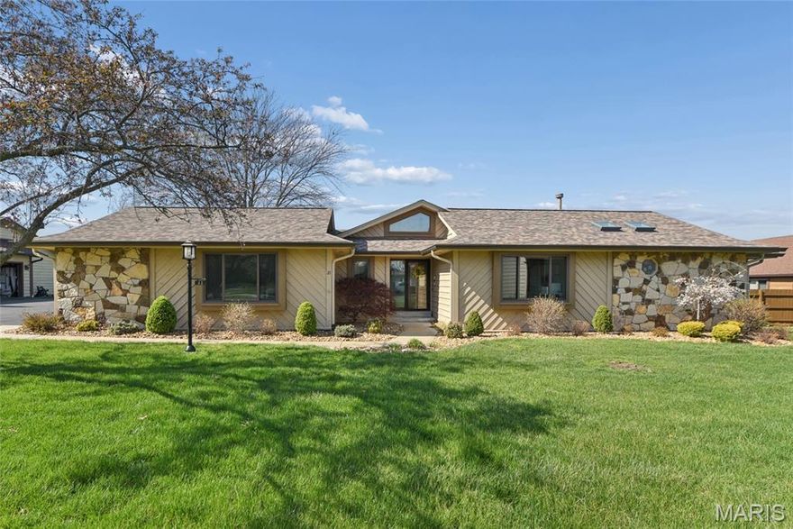 Are you looking for effortless single-level living with stylish updates and exceptional storage?
Step into style, comfort and effortless living in this beautifully updated 3 BR, 3BA ranch home designed with a modern inviting relaxed vibe and thoughtful details throughout. From the moment you enter, you'll love the soaring vaulted ceilings and the open floor plan that create an inviting, airy feel - perfect for both everyday living and entertaining.  Designed for comfort and convenience, this home offers true single-level living with two bedrooms, two full baths and laundry all located on the main floor along with a zero step entry from the garage for easy accessibility. The lovely kitchen has been thoughtfully remodeled featuring quartz countertops, 42" Alder cabinets with under-cabinet lighting, and a spacious island with storage accessible from both sides.  Did I mention the breakfast room/dining area can seat 10+ people? The large Anderson windows flood the space with natural light highlighting the rich, hand-scraped hickory floors while the adjoining great room is anchored by a cozy gas fireplace and French doors accessing the delightful and versatile 4-season room which is ideal for morning coffee, relaxing evenings or hosting guests. The primary suite provides a peaceful retreat with a walk-in closet and an updated bath complete with a walk-in shower and bubble tub. Well-planned storage solutions are found throughout the home making everyday living both easy and organized. The finished lower level expands your living space with a large third bedroom featuring a generous walk-in closet. You will also find a spacious rec room, full bath, an additional room which can be used however it best fits your needs, and a cedar closet.  A generous unfinished area makes it perfect for seasonal storage and added organization.  Practical features continue with an oversized two car garage and numerous major updates for peace of mind including a newer roof (2020), water heater (2023) and updated electrical panels (2024 & 2025).  That's not all, the HOA takes care of lawn maintenance, exterior painting and more, allowing you to enjoy a low maintenance lifestyle without sacrificing curb appeal.  Well thought out design and appealing details truly make this home a delight to live in. Buyer please confirm all schools.