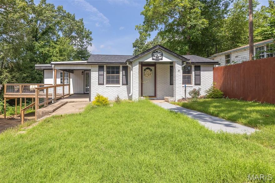 Looking for a lake property? This is it!!! This 3 bedroom, 1 bath home has been recently updated and is move-in ready. This home comes completely furnished including all kitchen appliances and stackable washer/dryer (minus the Pac-Man machine). Property has a basement with extra space for lounging or sleeping area. It also has a sauna and storage garage/shop area. Enjoy the seasonal views of Lake Wappapello while entertaining on the large deck or around the firepit in the back yard. This property joins Corp of Engineers and is a minute drive to the public boat launch and swimming area of People's Creek recreational area. This property has been used as a successful nightly rental for $150/night. Make some money or keep it all to yourself! Don't sleep on this one. Call today!