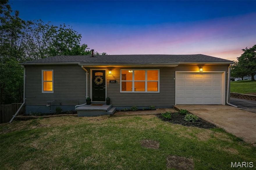 Modern Comfort Meets Country Charm! Discover this beautifully remodeled 2-bedroom, 1-bath ranch, perfectly situated on over half an acre. Located just 2 minutes from Desoto Main Street, this home offers the perfect balance of peaceful living with easy access to both De Soto and Festus. Step inside to find original hardwood floors that have been professionally refinished, flowing through a bright, open interior. New windows throughout most of the home flood the space with natural light, making it feel incredibly spacious. The heart of the home is the stunning kitchen, featuring sleek black stainless steel appliances. You’ll also enjoy total peace of mind with a brand-new HVAC system, complete with a transferable warranty. The primary bedroom features sliding doors that open to a private back deck—the perfect front-row seat for stunning evening sunsets. The expansive backyard is a rare find with plenty of level ground, making it an ideal canvas for a future swimming pool or a massive outbuilding/shop or both "treat yourself". Additional features include an attached 1-car garage. This move-in-ready gem won't stay on the market for long. Schedule your private showing today!
DeSoto Public Schools are moving to Primary, Middle, JR & High School Campus's buyer to confirm. Don't miss this second chance at a move in ready home. 
Seller reserves the right to accept any offer at any time.