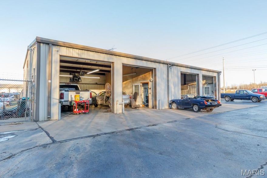 Positioned along the historic corridor of U.S. Route 66 and benefiting from strong exposure near Interstate 44, this versatile 1,800 square foot commercial shop building presents a rare opportunity for business owners, investors, or entrepreneurs seeking a highly visible and easily accessible location. The property’s prime placement along one of the most recognizable highways in America ensures consistent traffic flow and outstanding visibility, making it an ideal setting for a wide range of commercial operations. Whether you envision an automotive service center, equipment repair shop, contractor headquarters, retail showroom, or service-based business, this property offers the flexibility and exposure necessary to help a business thrive. The building itself is thoughtfully designed with functionality and efficiency in mind. Spanning approximately 1,800 square feet, the shop is configured with four spacious garage bays that allow for multiple workstations, maximizing productivity and workflow. Each bay provides ample space for vehicles, equipment, or storage, giving business owners the flexibility to operate several projects simultaneously. Overall, this 1,800 square foot shop building represents an outstanding opportunity to secure a high-visibility commercial property in a well-traveled location. With four garage bays, a large asphalt parking area, excellent Route 66 frontage, and convenient interstate accessibility, the property offers the ideal foundation for a successful business operation. Whether you are launching a new venture, relocating an existing company, or investing in a property with strong commercial potential, this shop provides the visibility, accessibility, and versatility needed to support long-term success.