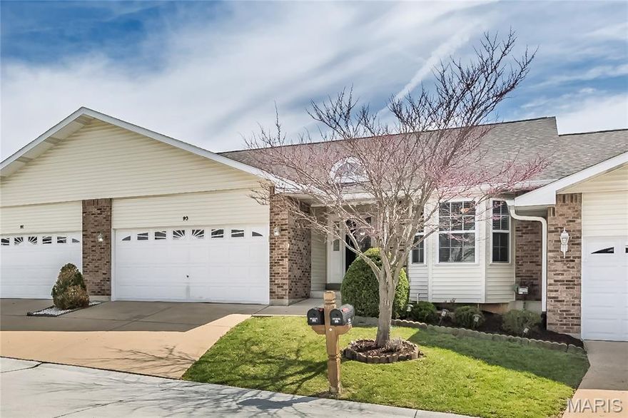 Rare opportunity to own a charming move-in ready Villa with Lake St Louis amenities.  This 3 Bedroom Villa has 3 Full Bath, New Carpeting, Fresh Paint, and timeless quartz counters.  This is truly a move-in ready home with a large Great Room with Dining Zone, a Breakfast Room that leads to the large entertainment deck with stairs down to the terrace and common ground beyond. Property will be open this Saturday 28th and Sunday 29th.  This is easy to see and so easy to love with all that Lake St Louis presents.  A life changing low maintenance property ready for your next chapter.  Low Villa Fee of $235 monthly and Lake St Louis Association is $650 per year. Enjoy!