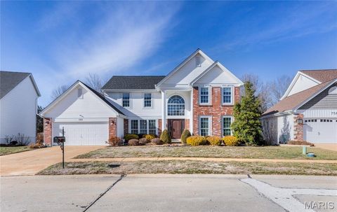 Photo of 752 Charleston Oaks Drive, Ballwin, MO 63021 (MLS # 26025524)