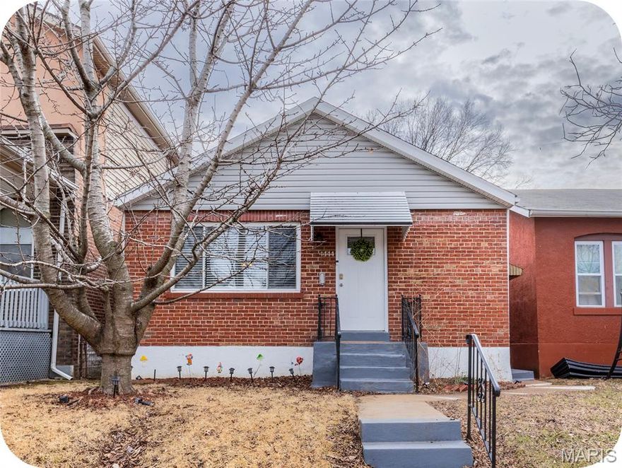 This brick Bevo cutie has everything you need and nothing you don’t — the kind of house that just makes sense. Step inside to an open living/dining space with original hardwood floors and a layout that feels easy and inviting. Two cozy bedrooms sit quietly toward the back of the home, while the bright, updated kitchen brings the perfect mix of updates and function. Out back, enjoy a nicely sized yard with a privacy fence—ideal for pups, gardening, or summer hangs. The basement is clean, welcoming, and ready for storage, hobbies, or a future hangout space. All of this just a stone’s throw from Bevo favorites like Tim’s Chrome Bar and the iconic Bevo Windmill. Affordable, adorable, and right where you want to be.