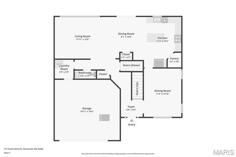 Tiny photo for 171 Prairie Wind Drive, Wentzville, MO 63385 (MLS # 25076669)