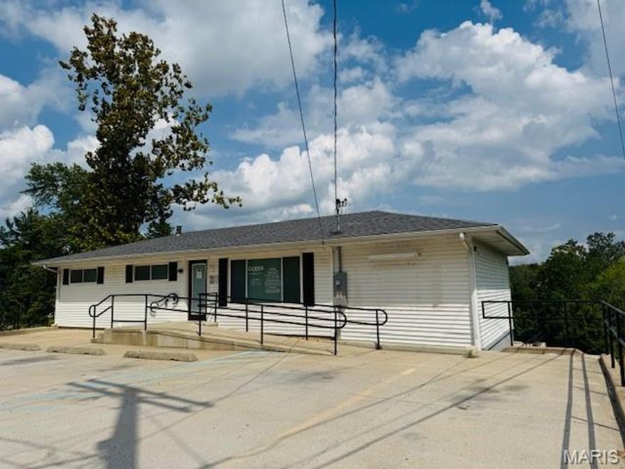 Location Location Location!!! If you’re looking for high visibility and convenient access for your commercial space this is it.  The possibilities for this property are endless….2 levels of accessible space with 16 parking spaces.