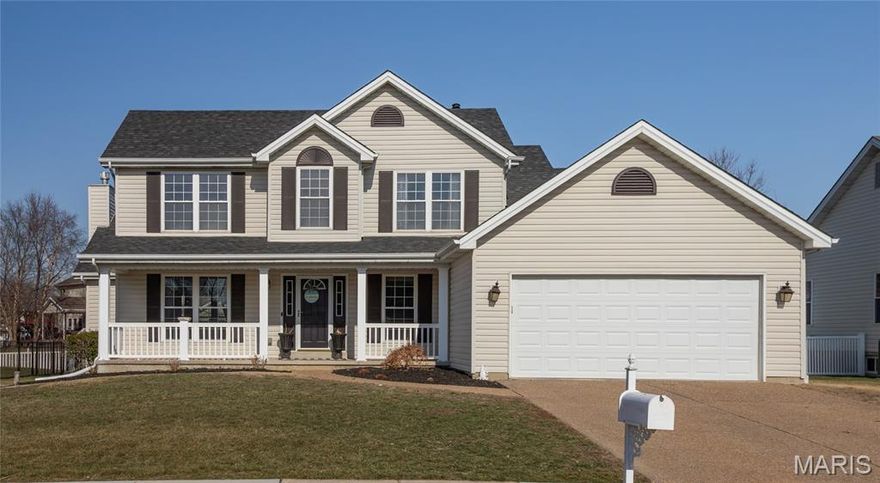 **2/14 open house cancelled**

Welcome home to comfortable living and thoughtful updates! From the moment you step inside, you’ll love the open, airy feel created by abundant natural light and vaulted ceilings. The seamless floor plan makes everyday life easy while offering the perfect flow for gathering with friends and family! 

The updated kitchen and bathrooms bring a fresh, modern touch while still feeling warm and welcoming- spaces that are as functional as they are beautiful! Just off the entry, a versatile front room gives you the flexibility to create the space you’ve been dreaming of, whether that’s a formal dining area, home office, or playroom.

Your main floor primary suite offers a peaceful retreat, complete with a walk-in closet and the convenience of main floor laundry just steps away. Upstairs, generously-sized secondary bedrooms and another full bath provide comfortable space for everyone.

Outside, the fenced backyard is ready for play, pets, or relaxing evenings. With a newer roof (5 yrs) and HVAC (3 yrs), you can move in with confidence and peace of mind. All of this in an amazing location near highly-rated Francis Howell schools, beautiful parks and walking trails, plus fantastic local shops and restaurants- everything you love, just minutes from home!