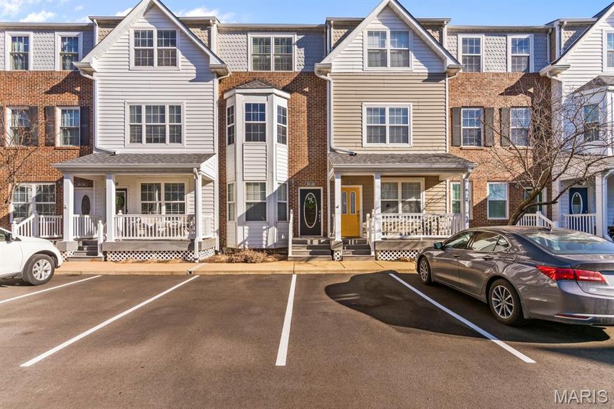 If you love the ease and convenience of condo living, this is the perfect place to call home. Located in the heart of Kirkwood, this well-maintained condo offers a comfortable, low-maintenance lifestyle without sacrificing location or charm. This condo is walking distance from nearby shops and restaurants to parks and community amenities. Whether you’re downsizing, simplifying, or looking for a lock-and-leave lifestyle, this condo provides the freedom and convenience condo living is known for, all in one of St. Louis County’s most desirable areas.

Pet-friendly community—because condo living should include your furry family too. This beautifully maintained condo offers thoughtful updates throughout, including new carpeting in the common entryway, upgraded light fixtures, and ceiling fans. The chef’s kitchen features rich cabinetry, granite countertops, and stainless steel appliances. The large living room offers a cozy wall-mounted fireplace and access to a private walk-out deck—perfect for relaxing or entertaining. Upstairs, the private primary bedroom includes a full bath and walk-in closet, along with convenient second-floor laundry hookups.

Additional highlights include secure underground parking with an assigned space and heated driveway access, plus an additional assigned surface space and ample guest parking. Residents also enjoy a community outdoor patio with gas grill, umbrellas, and plenty of seating. A wonderful opportunity for those who appreciate easy living, great location, and a strong sense of community—schedule your showing today.