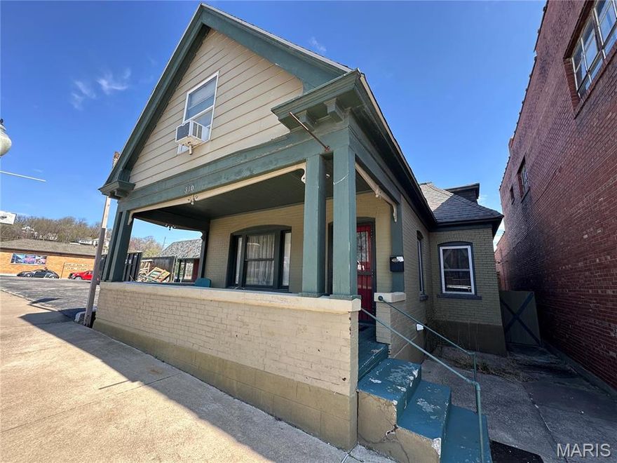 Just steps from Hannibal's historic district this property could be your next investment opportunity. Airbnb, VRBO, the location begs for the opportunity of a short term rental, or maybe you are looking to relocate to the downtown area where you can walk Main St. and be part of the action. This 5 bedroom bungalow features 2 bedrooms and 1 full bathroom on the main level, kitchen, butlers pantry, separate dining room and living room all on the main level. Upstairs there are 3 bedrooms, and a 1/2 bathroom. Laundry is in the basement, there is a shared deck in the back.