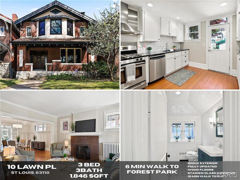 Photo of 10 Lawn Place, St Louis, MO 63110 (MLS # 26004067)