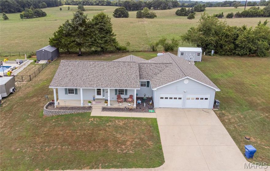 Welcome to Westwood Estates in Salem, MO! This beautiful ranch-style 3 bed/2 bath offers the perfect combination of comfort and opportunity. Inside, you’re greeted by a spacious entry foyer and a breakfast/dining room — a perfect place to start the day with a cup of coffee. The open-concept living room flows effortlessly into the eat-in kitchen, complete with a breakfast bar, stainless steel appliances and plenty of cabinet space! Just beyond, a cozy sunroom becomes the heart of the home—filled with natural light, perfect for your favorite plants, gathering of friends and family, or just relaxing with a good book. Other recent updates include new HVAC system and water heater (2024) as well as newer flooring. Downstairs, the full unfinished basement is ripe with opportunity — whether it’s a recreation area, workshop, or additional living space. Outside, you'll see your spacious backyard backs up to open field where you can see for miles. Don't miss out on this beautiful home, call today to schedule your exclusive showing!