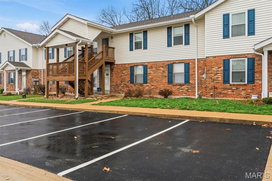 Wonderful and affordable 2 Bedroom 2 full Bath Condo nicely tucked away off the beaten path. Enjoy a lovely walkable neighborhood with lots of green space and mature trees. An exceptional location close to all the amenities the area offers, with an abundance of nearby shopping, numerous restaurants, and easy access to 141 & 44!  Enter to
find a desirable open floorplan. The living room and dining area feature bamboo flooring. The sliding glass doors off the Dining area lead to a small deck overlooking a wooded area. Efficient Kitchen and convenient laundry room.  Nice primary bedroom with private bath and sliding glass doors that also lead to the deck. The 2nd Bedroom is very nice in size and conveniently located next to the 2nd full bath! Private storage locker off the deck. Condo pool & playground are just a few of the added amenities! Ready for a quick closing if needed! Come 'buy' today!