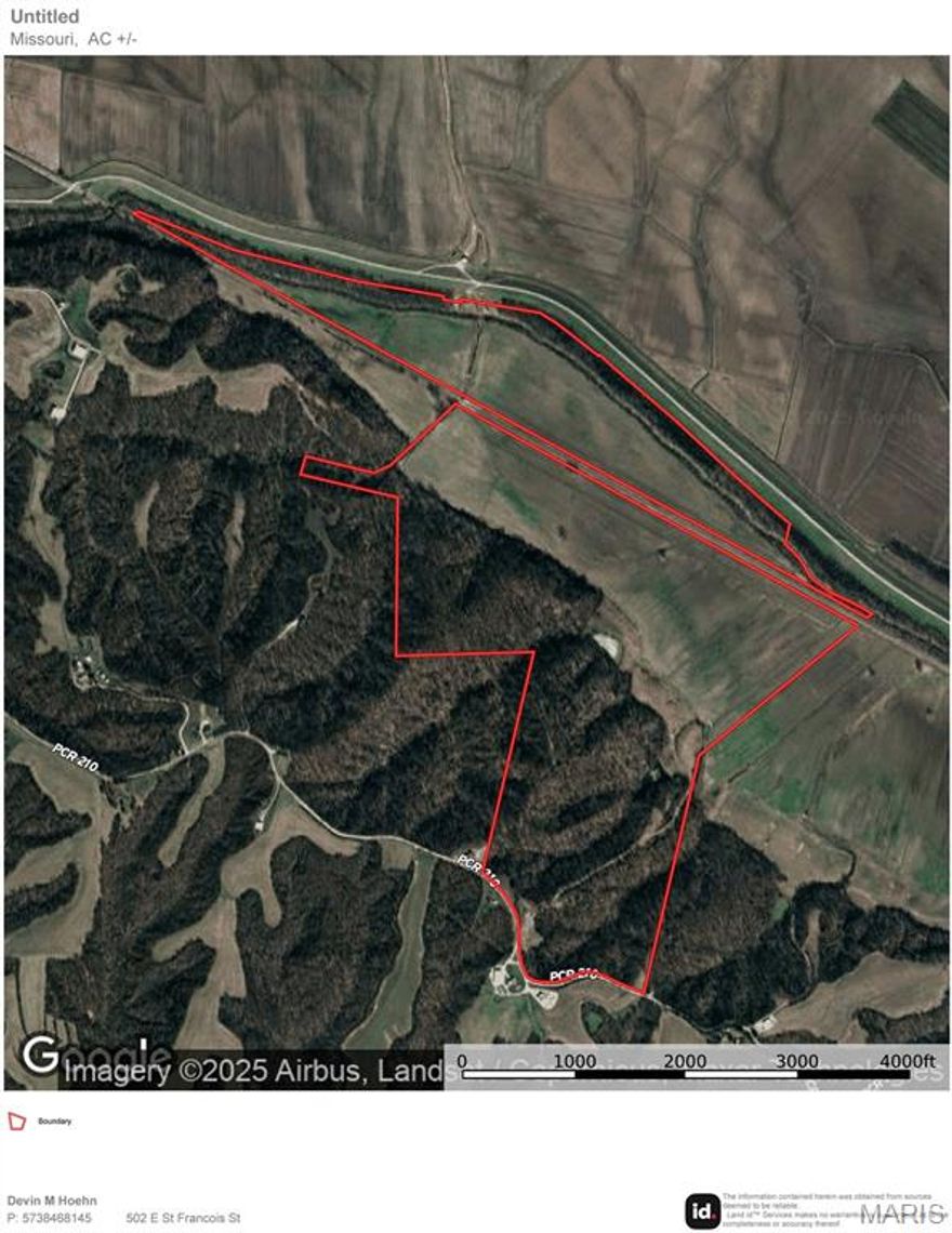 Located off PCR 210 in Perryville, MO 63775, this exceptional 350± acre property offers a rare opportunity in a highly sought-after area. Featuring approximately 164.12± FSA tillable acres, this farm combines productive ground with outstanding recreational appeal.

The property boasts excellent views and beautiful scenery across the bottoms, along with multiple potential building sites. Electric is available nearby, making it even more attractive for future development. Situated outside the levee, the land offers a diverse landscape with a mix of open ground and timber. While some timber has been harvested, there is still a substantial amount remaining, providing both habitat and potential timber value.

This farm is a prime location for outdoor enthusiasts, offering great deer and turkey hunting, as well as two stocked ponds ideal for fishing and supporting wildlife. Conveniently located near Perryville, MO and Chester, IL, this property combines seclusion with accessibility.

Properties of this size and quality in this area rarely come available. The farm has been surveyed and is ready for its next owner. Don’t miss this unique opportunity to own a versatile and scenic piece of land.