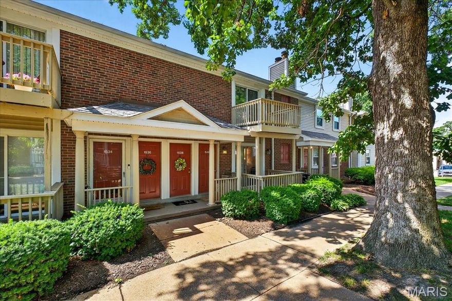 Truly Turnkey Ground Floor Condo in Brentwood Forest.  2 bed, 1 bath unit is clean, neutral and Move In Ready.  Hardwood floors throughout main living area. Wood Burning Fireplace in Family Room.  Kitchen features stainless steel appliances and in unit Washer/Dryer. Primary Bed with luxury vinyl floors and ample closet space. Remodeled Bath with new vanity, glass encased shower, and floor to ceiling tile. Bed Two walks out of maintenance free deck with Black aluminum railings and storage area. Centrally located in the heart of Brentwood near Hwy 40. Awesome Community Pool and walking trails. Close proximity nearby restaurants. You will graduate with Honors when you see this impeccable condo on High School Dr!