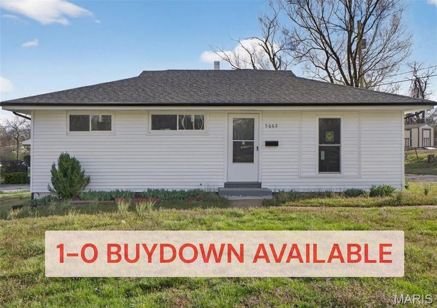 1-0 ENVOY MORTGAGE BUYDOWN AVAILABLE. Welcome to this beautifully remodeled 3-bedroom, 1-bath home, perfectly set on a corner lot in a quiet neighborhood. Updated from top to bottom, this home offers a fresh, move-in-ready feel while still keeping a warm and inviting charm. Step inside and you’ll notice how the space flows easily from room to room. Though modest in size, the layout is practical and makes the most of every inch. Everything has been thoughtfully updated, so you can simply settle in and enjoy. The full basement provides extra room for storage, hobbies, or future possibilities. Outside, the corner lot adds a sense of openness and gives you a little more space to enjoy. Well cared for and easy to love, this home is a great fit for anyone looking for something comfortable and updated in a peaceful setting. Plus, the seller is offering a $1,500 credit toward appliances, giving you the chance to choose what fits your style.