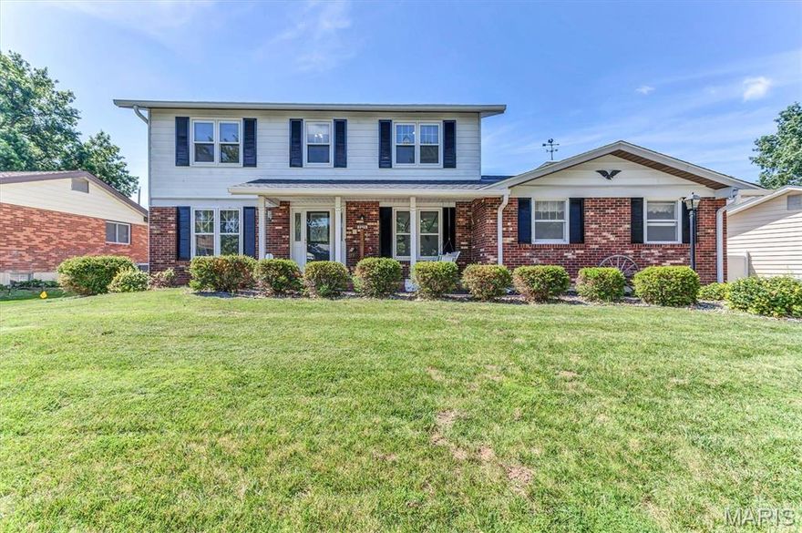 Incredible home in the heart of Oakville! This 4 bedroom, 3-1/2 bath home with its dream backyard is well taken care of, renovated, and ready for its new owner. Inside the entryway you have a large living room and full dining room with space for your family and opportunities to host gatherings. The eat-in kitchen has painted cabinetry, solid surface counters, stainless appliances, and new lighting. The main floor half bath is updated and a great feature for convenience or guest use. A cozy, back family room has a wood burning fireplace and goes right out to your screened in porch perfect for outdoor enjoyment. Upstairs you will find 4 bedrooms with brand new carpeting, fresh paint, and new lighting updates. The primary bedroom suite has a walk-in closet, full bathroom, and doors that lead out to the private rooftop deck that overlooks the HUGE backyard! Three additional bedrooms and a beautiful full bathroom complete the upstairs. Your partially finished basement has laminate flooring, lighting, and a large open space to make a secondary hang out spot. The sellers have added brand new flooring throughout the main areas, added new lighting, and freshly painted. It is truly move in ready to design to your own style. Outside is an incredible flat & fenced backyard with additional gravel parking area for your vehicle storage or garden beds and a brand new roof. The oversized driveway is perfect for parking, and the rear entry garage offers bonus privacy! A must see home!