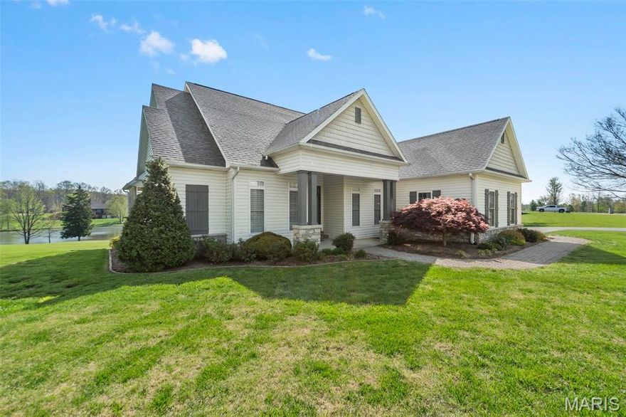 This St. Jude Dream Home truly lives up to its name. Beautifully updated and exceptionally maintained, this spacious 4 bed, 3.5 bath ranch offers true main level living with an open concept layout and a desirable split bedroom design. Sitting on 1.5 acres in sought after Touchdown Estates, the property backs to a peaceful pond and features both a maintenance free deck and a large screened in porch, perfect for enjoying the tranquil water views.

The finished lower level is ideal for guests or multi generational living, complete with a full kitchen, a generous office with French doors, a guest bedroom and full bath, a large family room, and abundant storage. An additional exterior storage room on the lower patio provides convenient space for lawn equipment.

Multiple outdoor living areas overlook the pond, creating a serene backdrop for everyday living. The home includes an attached garage plus a 24x22 detached shop with a loft, an excellent space for hobbies, projects, or extra storage.