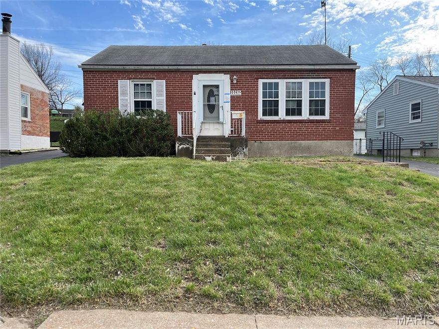 All brick ranch home with off-street parking and side drive; features fenced backyard level with covered patio.  Living room/dining room combo, two bedrooms, possibly hardwood floors under the carpets.  Full basement has been framed to include an additional room.  ***Financed offers must include: POF & Lender Pre-approval Letter. Cash offers must include POF. Corporate offers must include Corporate Resolution reflecting authorized signer. Buyer(s) to verify Sq Ft. of lot and structure. Property SOLD "AS-IS". Offers will be reviewed after 7 days on the market unless you receive other instruction from your REO Specialist.