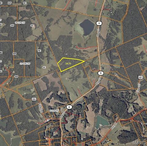Tiny photo for 0 Highway D - Tract 9 (24.7+/- Acres), Eolia, MO 63344 (MLS # 25078045)