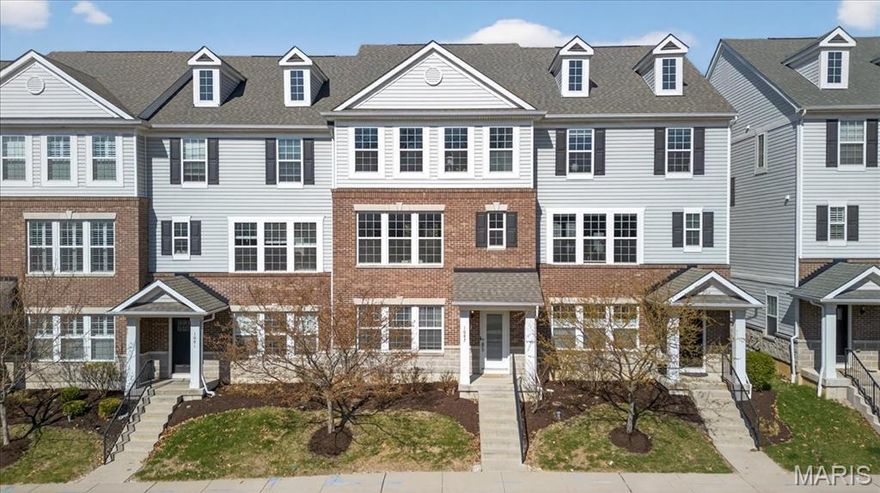 Chic, newer-construction townhouse in an unbeatable Richmond Heights location—within the highly sought-after Clayton School District. Just 9 years young, this stylish residence offers the perfect blend of modern design and effortless living.  Soaring ceilings and sun-filled spaces create an airy, inviting atmosphere throughout. The open-concept main level features a stunning, light-filled kitchen with a large center island and breakfast bar, seamlessly flowing into the dining and family rooms—ideal for both everyday living and entertaining. Step out to the private deck for easy indoor-outdoor enjoyment.  All three bedrooms are generously sized, each with its own beautifully updated en-suite bath. The spacious primary suite is a true retreat. Additional highlights include a 2 car attached rear-entry garage, hardwood floors, open floor plan and thoughtful, turnkey finishes throughout.  Enjoy a walkable lifestyle near parks, top-rated Meramec Elementary School , and some of the area’s best restaurants and shops.  Easy, turnkey living—move right in and start enjoying your best life! Washer Dryer Included.
