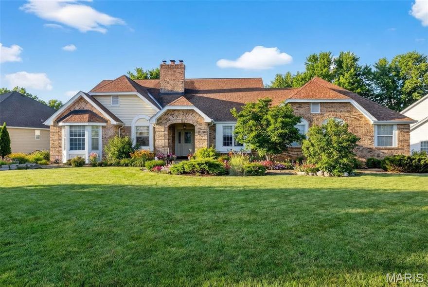 Welcome to 58 Lansdowne Court in St. Charles; an exceptional home offering almost 6,000 square feet of finished living space, perfectly situated on a massive corner lot. Step inside to an impressive main floor highlighted by a stunning great room with soaring ceilings and a shared fireplace that creates a warm, inviting atmosphere while also serving the private office. The spacious owner’s suite is a true retreat, featuring an enormous walk-in closet and a luxurious private bathroom designed for comfort and relaxation. The main level also offers incredible versatility and space for everyday living and entertaining, including a large kitchen, formal dining room, breakfast area, sitting room, formal living room, and convenient main floor laundry. The finished lower level expands your living space even further with a large recreation room, second family room featuring a cozy fireplace and bar area, an additional bedroom, and a full bathroom. For ultimate relaxation, enjoy the dedicated sauna room complete with a built-in hot tub. Outdoor living is just as impressive with a deck and patio overlooking the spacious yard, providing plenty of room for entertaining or simply enjoying the outdoors. A three-car side-entry garage adds both convenience and curb appeal. This one-of-a-kind property offers space, functionality, and luxury all in a highly desirable St. Charles location.