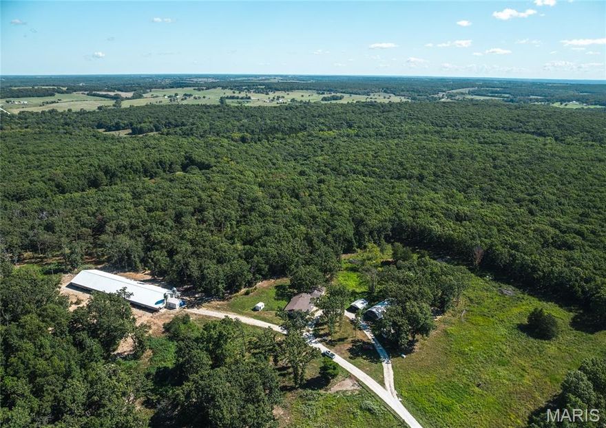 Turn-Key Free-Range Egg Production Farm – 28 Acres, Off-Grid, Income-Producing. This profitable, turn-key free-range egg operation is ready to go to work the day of closing! 11,000 sq. ft. chicken house with 8,000 laying hen capacity and Transferable egg production contract 20 acres of fenced rotational chicken pastures and All equipment for egg production transfers with sale 28 acres with State Hwy frontage on two sides for easy access with 2-bedroom home and attached 2-car garage 30x60 hoop barn + 24x24 machine shed Drilled well and a 20,000-gallon concrete water tank for ample holding capacity and water pressure. Totally off-grid with option to connect to electric service Short drive to Pomme de Terre Lake & State Park and Lucas Motor Speedway just 45 miles from Springfield and only 20 miles from Bolivar Seller is willing to train new owners and could be hired for short-term transition support Priced well below appraised value Perfect for families looking to homestead with built-in income while living sustainably off-grid.