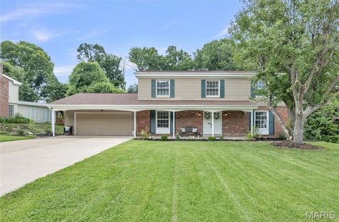 Tiny photo for 166 Southdown Drive, Chesterfield, MO 63017 (MLS # 26037558)