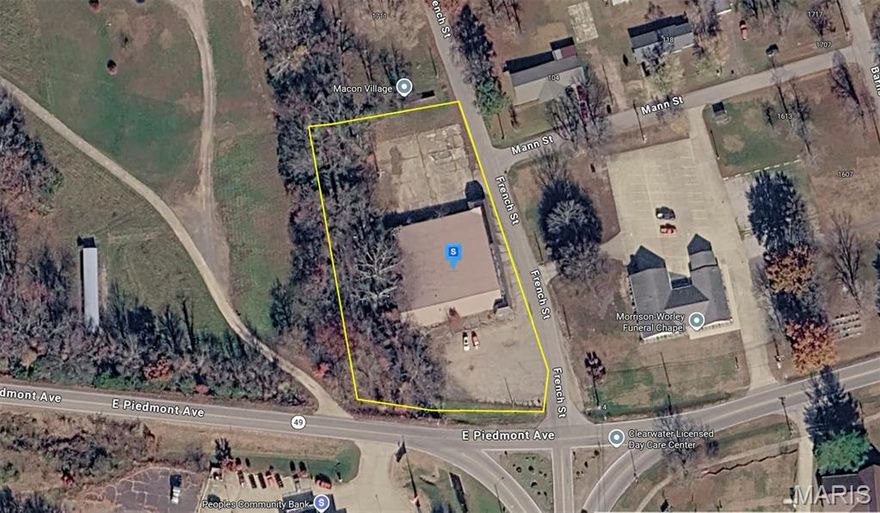 This vacant commercial lot offers an excellent opportunity to make a smart investment in the Piedmont region of Wayne County, MO. Situated on a crossroads with excellent visibility and access from two roads, the property features 2.1 acres of flat open terrain in ready-to-build condition. Public utilities are available per seller, adding convenience for future development. Conveniently located near local businesses, shopping, dining, and major roadways, this property offers easy accessibility and strong potential for a variety of commercial uses. Whether you’re looking for a development opportunity or a long-term investment, this lot provides the flexibility and location to suit your needs. Street addresses can be for listing purposes only and vacant land will receive a true street address once improved.