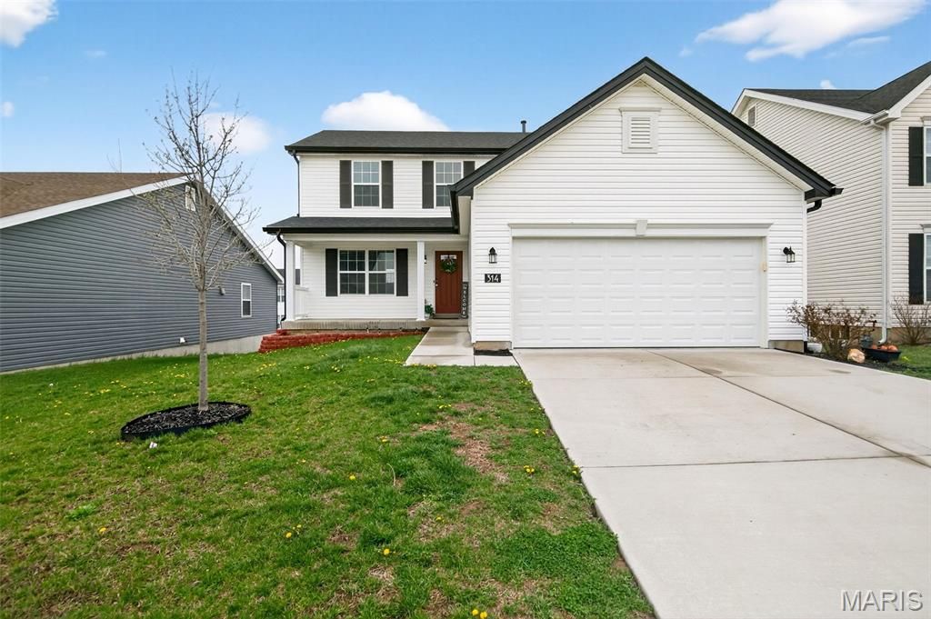 Photo of 314 Dropseed Drive, Wentzville, MO 63385 (MLS # 26018807)