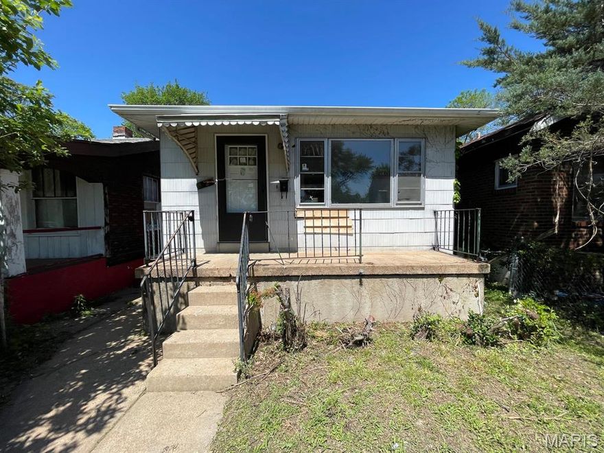 Quality abounds in this lovely home in need of some TLC. Step in through the front door to find the living room, separate dining room, kitchen, 2 bedrooms and 1 bathroom round out the main floor. Full basement offers so much potential. Before making an offer Buyer and/or buyer agent should verify all MLS data.