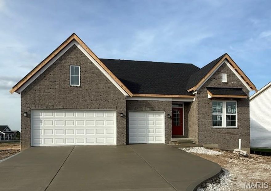 New construction by Fischer Homes in the beautiful Inverness community, featuring the stunning Emmett design. This unique plan offers 3 bedrooms 2 full baths, and 1 half baths. The expansive family room is the perfect gathering space. Spacious open kitchen with a large island and walk-in pantry connects to the morning room, that walks out to the patio. The owner's suite features a spacious private bath and walk-in closet. The spacious 3-bay garage completes this exceptional home.