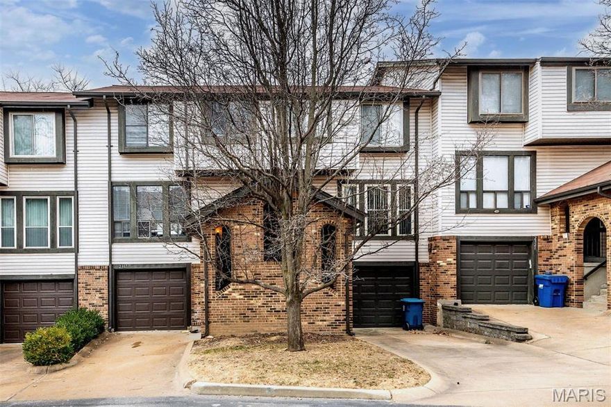 Welcome to 2317 Driftwood Place, a nicely updated condo in the heart of Maryland Heights just waiting for a new owner to call it home! Beautiful new vinyl flooring throughout the unit, granite countertops, stainless steel appliances (all included in the sale of the home)! The eat-in kitchen has plenty of cabinet and counter space & walks out to the large deck. Bright living room with big windows for great natural light. Primary suit and 2 additional bedrooms are located upstairs with a hall full bathroom and 2nd floor laundry. Great finished lower level with a decorative fireplace, that walks out to the fenced in yard. This move-in-ready condo is close to shopping, restaurants, & Creve Coeur Park. Easy access to highways 141 & 364. Don't wait! Schedule a showing today!