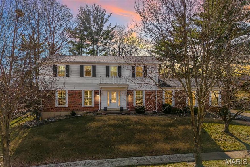 Beautifully updated and impeccably maintained, this Royal Acres gem offers timeless style, thoughtful upgrades, and exceptional space in the heart of Des Peres, within the award-winning Parkway School District.

Hardwood floors grace the entire main level, complemented by elegant formal living and dining rooms featuring gorgeous white shutters. The updated kitchen and baths blend modern finishes with everyday functionality, while a large main-floor laundry adds rare convenience.

Upstairs, five generously sized bedrooms include a spacious primary suite with a large walk-in closet and private en suite bath. The finished lower level with brand-new carpet provides flexible space for recreation, work, or guests.

Outdoor living shines with a screened porch overlooking a large, mostly fenced backyard. Additional highlights include a rear-entry garage, subdivision pool, and an updated HVAC system. A truly move-in ready home in one of Des Peres’ most desirable neighborhoods.