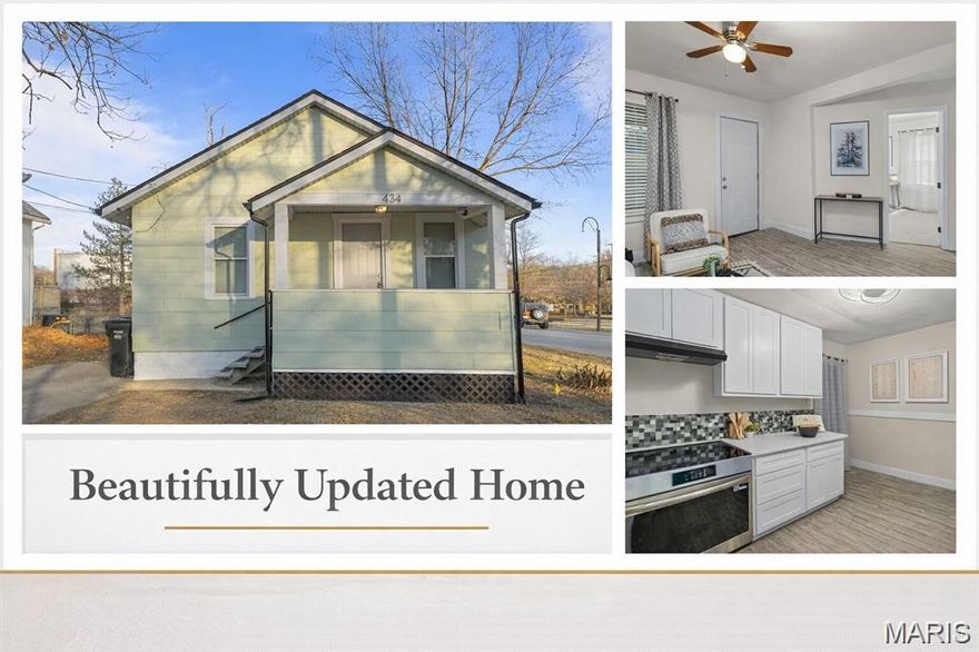 Welcome to this charming 2-bedroom, 1-bath bungalow in historic Ferguson! This turn-key home on Harrison is perfect for a first-time buyer or anyone looking to downsize with ease. Meticulously updated from top to bottom, the home features granite countertops, stainless steel appliances, new luxury flooring and carpet, a fully updated bath, and a brand-new roof. The clean, versatile basement offers excellent flex space—ideal for a rec room, game nights, or a second living area—along with abundant storage. Outside, enjoy a large, flat backyard perfect for entertaining, play, or relaxing evenings outdoors.