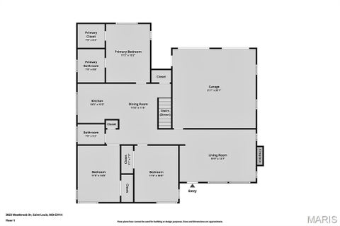 Tiny photo for 2023 Westbrook Lane, Overland, MO 63114 (MLS # 26058454)
