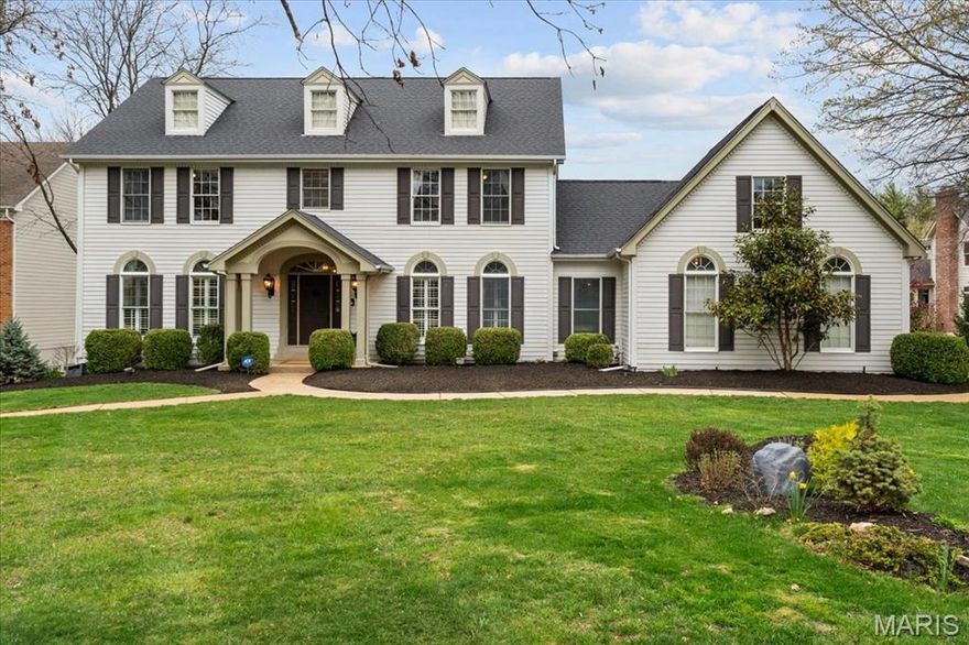 Step into elegance with this beautiful 2-story home, featuring a gorgeous pool & an expansive private lot. As you enter, you're welcomed by a dining rm & a stately study, complete with French doors & built-in bookcases. The great rm is a showstopper, boasting a cozy gas fireplace, built-in bookcases & seamless access to the deck & gazebo. A den with a bay window & walk-up wet bar adds to the home's sophistication. The heart of the home is the kitchen, offering a large center island, granite countertops, double ovens, a custom planning desk & a breakfast rm. Retreat to the primary where you'll find a decorative fireplace & a spa-like bath with double vanities, a walk-in shower & a soaking tub. 3 addtl bedrms are complemented by a full bath & a Jack & Jill bath. The finished walk-out LL is an entertainer’s dream, featuring a large family rm with a gas fireplace, hobby/sleeping area, an exercise rm, rec rm & a full bath. This property is a rare gem—don’t miss your chance to call it home!
