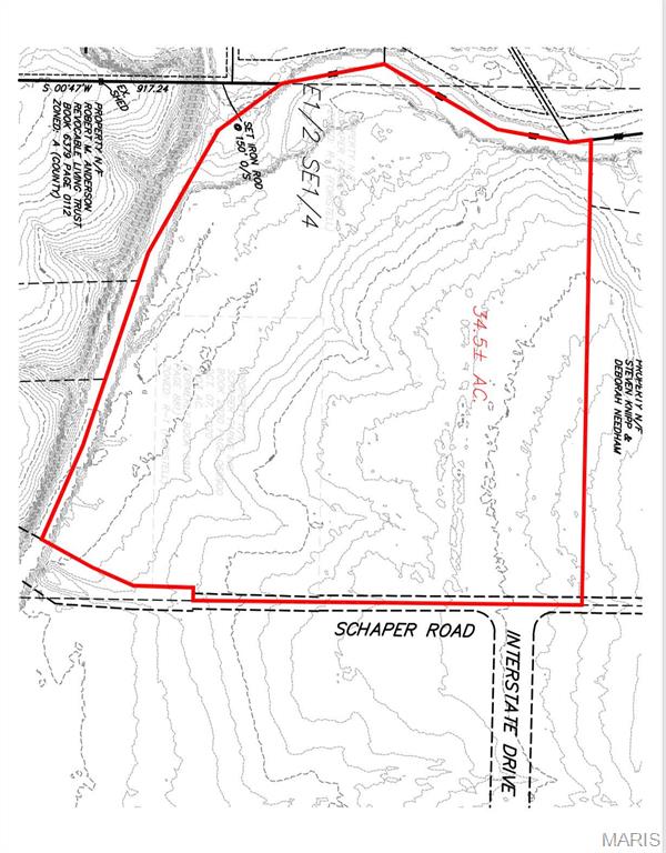 0 34.5 +/- Schaper Road