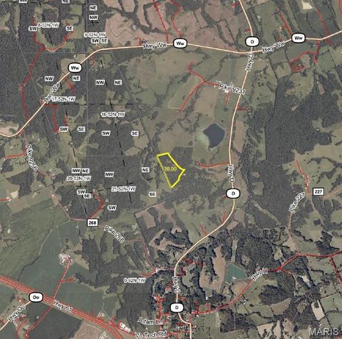 Tiny photo for 0 Highway D - Tract 5 (26+/- Acres), Eolia, MO 63344 (MLS # 25080681)