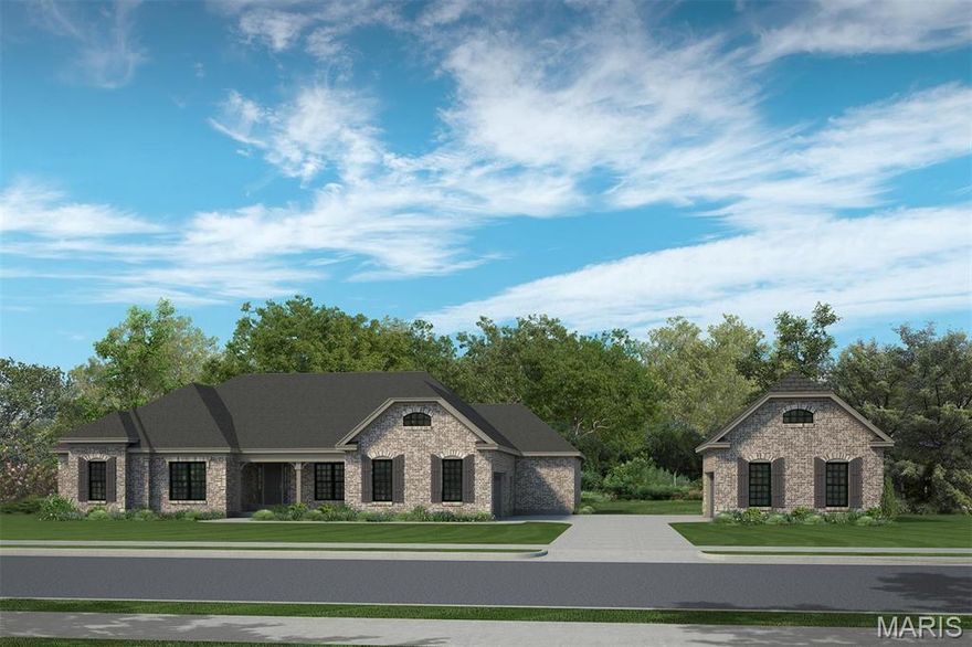 Fischer and Frichtel proudly present luxury new home construction in Cedars Valley, an exclusive neighborhood of homes in the master-planned St. Albans Golf Course community.  This picturesque setting offers 14 stunning homesites, each 1+ Acres and is just minutes from Wildwood Town Center, allowing quick access to shopping, dining and entertainment venues.  Buyers in Cedars Valley will choose from Fischer and Frichtel’s Vista Collection of ranch and 1.5 story homes with open living designs, 4 car auto-court garages and walkout lower levels as standard features.  Floor plans range from approx. 3,328 to 4,109 sq ft.  Additional features include 9 foot ceilings on the main floor, 42-inch gas fireplace, hardwood or LVP flooring in the Kitchen-Breakfast Room-Foyer, double ovens, granite countertops, oversized Kitchen islands, walk in closets, James Hardie siding, 40% required masonry exteriors, exposed aggregate drive-private walk-front porch, Low E windows and more.  Each buyer is paired with a professional design center consultant to assist and guide them through the home selection process as they personalize/customize their home. The Country Club of St. Albans features 2, 18 hole championship golf courses, club dining, an aquatic center, junior programs, tennis courts and an events venue for large gatherings.  Membership in the CCSA is optional for buyers.  Enjoy luxury living in the amazing and exclusive Cedars Valley in St. Albans.