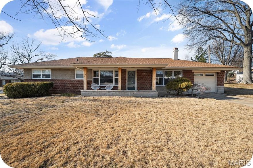 Step inside this beautifully renovated, 3 bedroom 1.5 bath Crestwood ranch and experience the perfect blend of comfort and style! A beautiful open floor plan featuring a designer eat-in kitchen with a large center island, sleek countertops, stainless steel appliances, and beautiful exposed beam. The open concept layout flows seamlessly into the living room with hardwood floors, creating an ideal space for both everyday living and entertaining. The light-filled family room, complete with fireplace and large windows overlooking the backyard, is sure to be a favorite gathering spot, and could easily serve as a formal dining space, if desired. The main floor also offers three generously-sized bedrooms with ample closet space, and two updated bathrooms. A convenient main-floor laundry closet adds everyday practicality. The finished lower level provides additional living space, along with ample storage options. Outside, enjoy relaxing or hosting on the stone patio overlooking the backyard. Additional highlights include fully renovated in 2023, new windows 2023, a new roof and gutters 2024, newly insulated attic 2025, and so much more. With a spacious 1-car attached garage and a prime location near restaurants, shops, and parks, this home truly has it all.