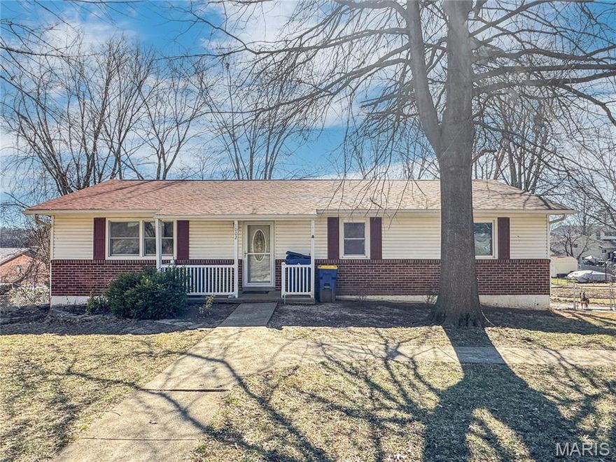 Spacious Ranch on large lot that is fenced. Some of the updates during ownership have been the lining the sewer line,  roof , gutters, gutter guards, water heater,  stove, dishwasher and painted. 1350 sqft so plenty space to ebjoy mian level and LL. Tuch under 2 car garage with extra space for the hobbiest. Nice front porch, large Living room, Dining area off kitchen and large kitchen that needs a little love but functional. 3 Large bedrooms and Hall bath, LL has family area, office, laundry and furnace room, walk -out door to fenced yard.  Needs a deck. This home is being sold as is. Seller to make no repairs.